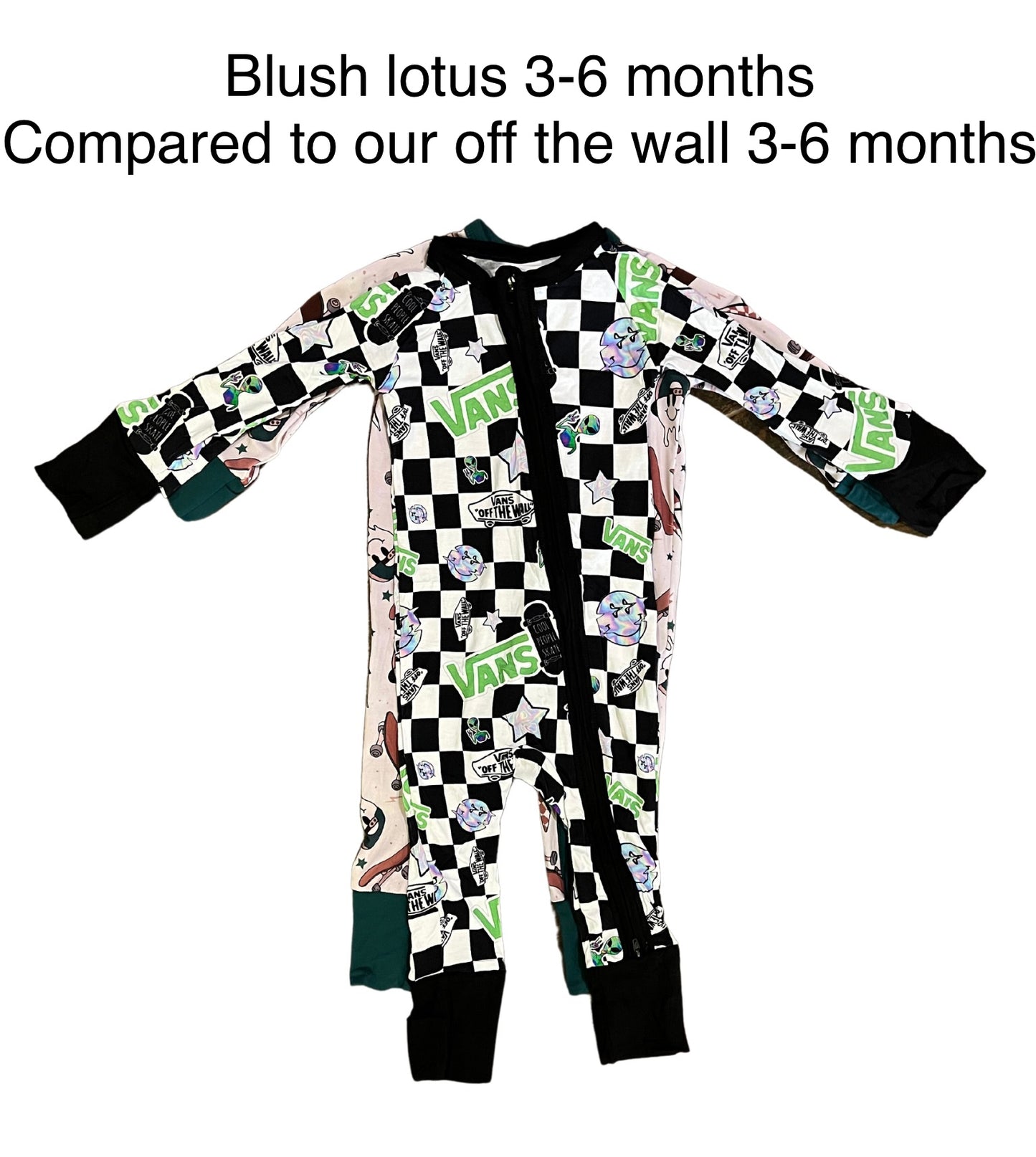 Off the Wall zippy pajama’s (ready to ship)