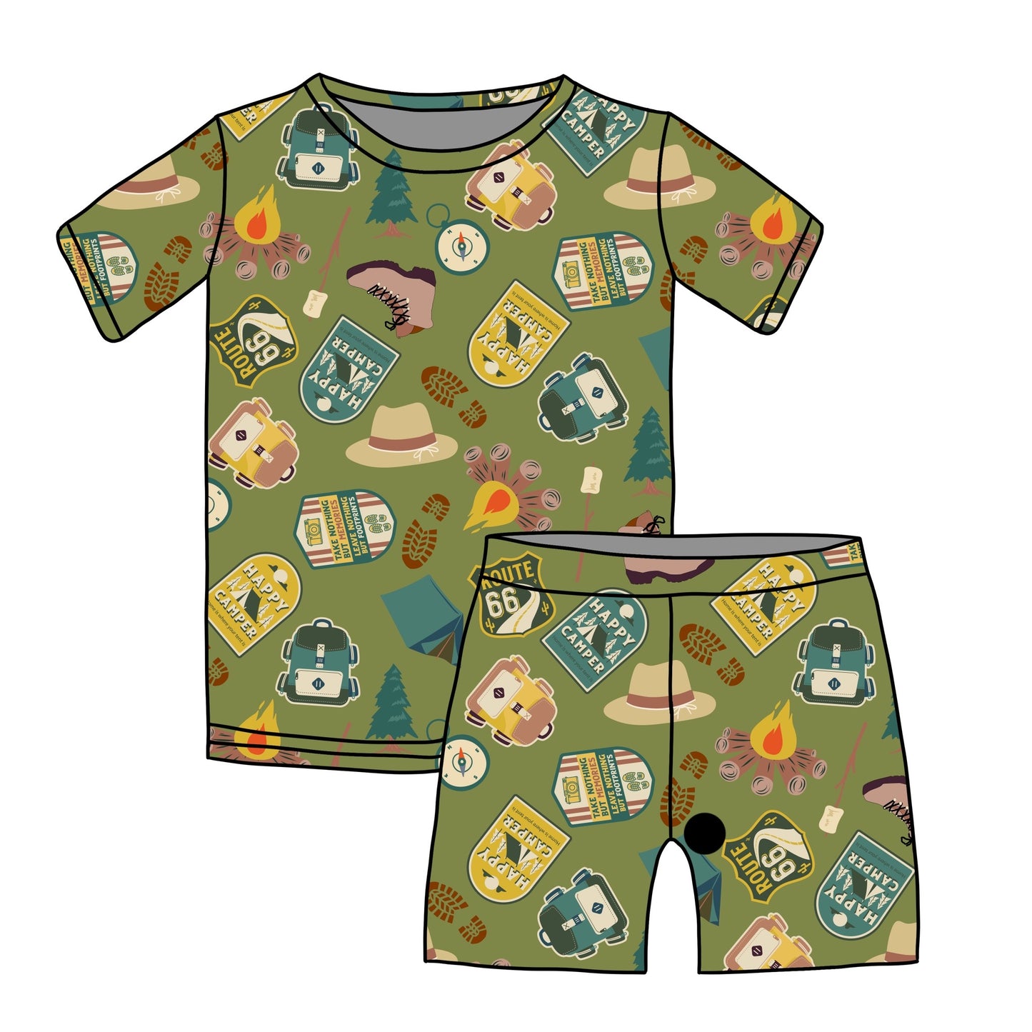 Gone Camping - 2pc set - PREORDERc