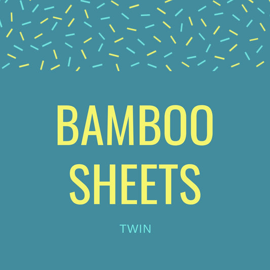 Bamboo twin sheets - PREORDER