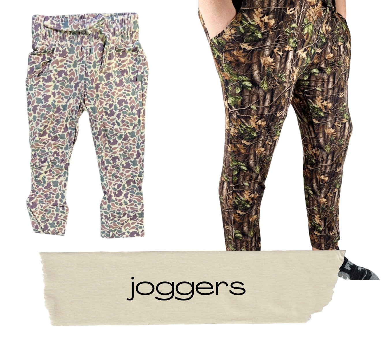 Large - Bolts adult joggers - ready to ship