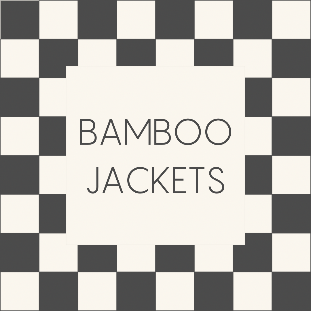 Bamboo Zip Jackets - PREORDER (closes 11/22 - ETA mid January)