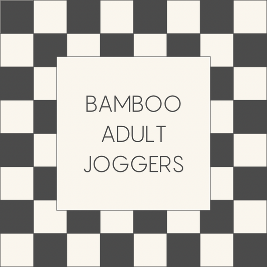 Adult bamboo joggers - PREORDER (Ends 10/25 - ETA mid december)