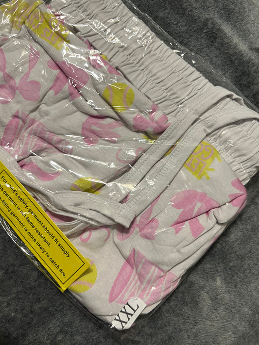 Softball & Bows - Adult Shorts - RTS